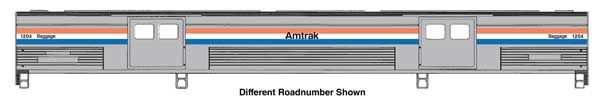 920-13077, WalthersProto - 73&#39; Budd Baggage Car - Ready to Run - HO scale