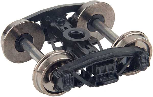 920-2032, WalthersProto - Andrews Plastic Caboose Trucks w/33&quot; Metal RP-25 Wheels &amp; Axles - HO scale