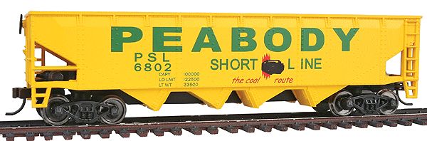 931-1658, WalthersTrainline - Offset Quad Hopper - Ready To Run - HO scale