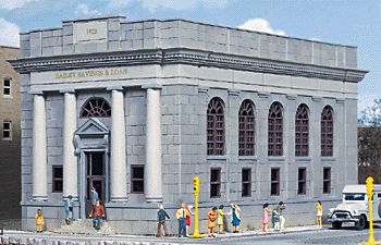 933-3031, Walthers Cornerstone - Bailey Savings and Loan - HO scale