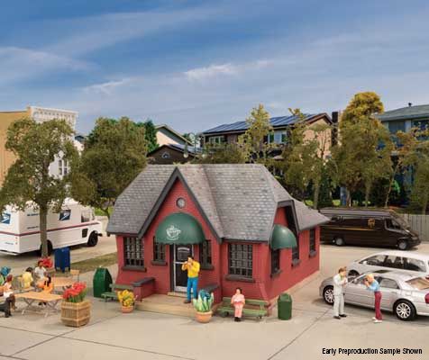 933-4026, Walthers Cornerstone - Coffee Shop - HO scale
