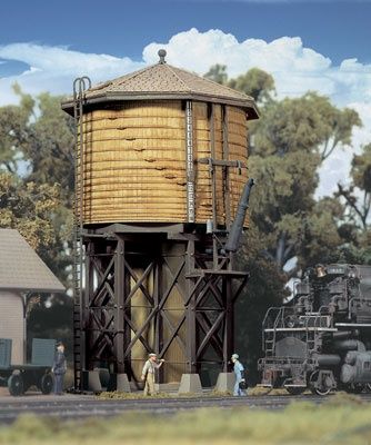 933-2813, Walthers Cornerstone - Wood Water Tank - Built-ups - HO scale