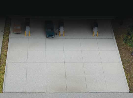 933-3886, Walthers Cornerstone - Modern Parking Lot - 8 Sections - N scale