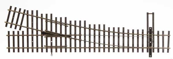 948-70014, Walthers Track - Code 70 Nickel Silver DCC Friendly Number 4 Turnout - HO scale