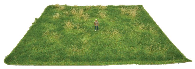 949-1126, Walthers SceneMaster - Tear &amp; Plant Meadow Mat - 8-5/8 x 7-7/8" 21.9 x 20cm - A scale