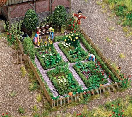 949-1110, Walthers SceneMaster - Vegetable Garden - Kit - HO scale