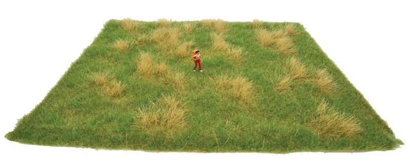 949-1127, Walthers SceneMaster - Tear &amp; Plant Meadow Mat - 5-5/8 x 7-7/8" 21.9 x 20cm - A scale
