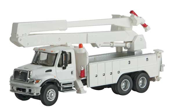 949-11754, Walthers SceneMaster - International(R) 7600 Utility Truck with Bucket Lift - Assembled - HO scale