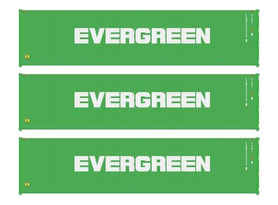 949-18250, Walthers SceneMaster - 40' Fully Corrugated Container - 3-Pack - HO scale