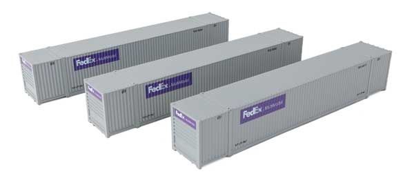 949-18503, Walthers SceneMaster - 53' Singamas Corrugated Side Container - 3-Pack - HO scale