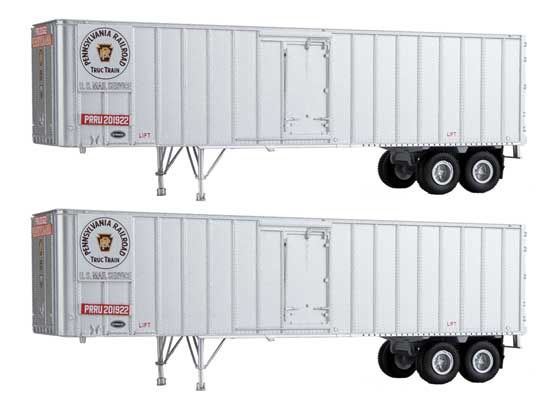 949-2609, Walthers SceneMaster - Flexi-Van 40' Trailer 2-Pack - Assembled - HO scale