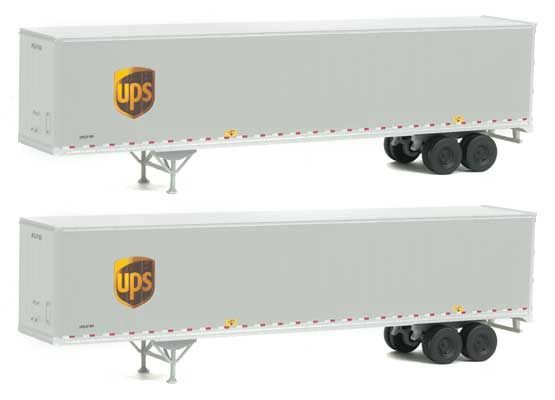 949-2459, Walthers SceneMaster - 53' Stoughton Trailer 2-Pack - Assembled - HO scale