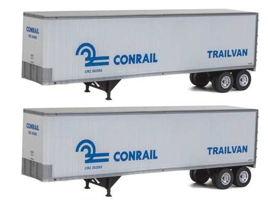 949-2504, Walthers SceneMaster - 40' Trailmobile Trailer 2-Pack- Assembled - HO scale