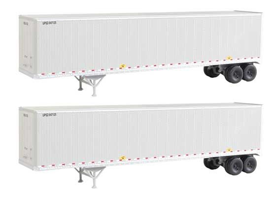 949-2255, Walthers SceneMaster - 48' Stoughton Trailer 2-Pack - Assembled - HO scale
