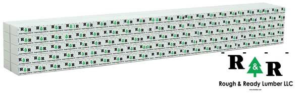 949-3166, Walthers SceneMaster - Wrapped Lumber Load for WalthersMainline 72' Centerbeam Flatcar - HO scale