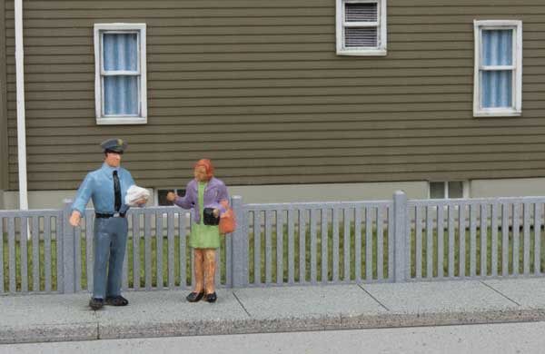 949-4181, Walthers SceneMaster - Metal Fence - HO scale