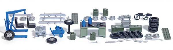 949-4167, Walthers SceneMaster - Garage Detail Set #1 - HO scale