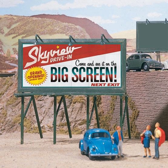 949-4251, Walthers SceneMaster - Cruisin' Roadside Billboards - HO scale
