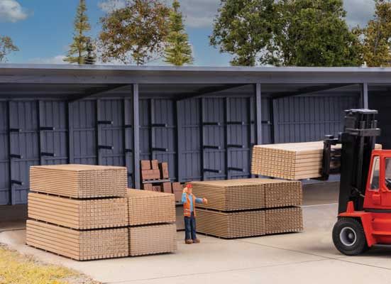 949-4254, Walthers SceneMaster - Lumber Load Kit - HO scale
