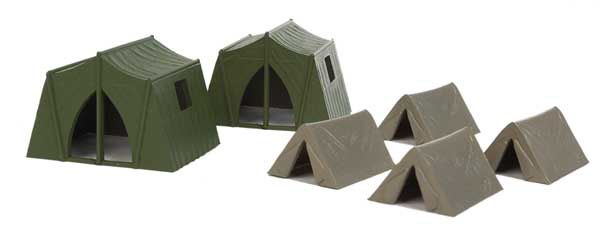 949-4165, Walthers SceneMaster - Camping Tents - HO scale
