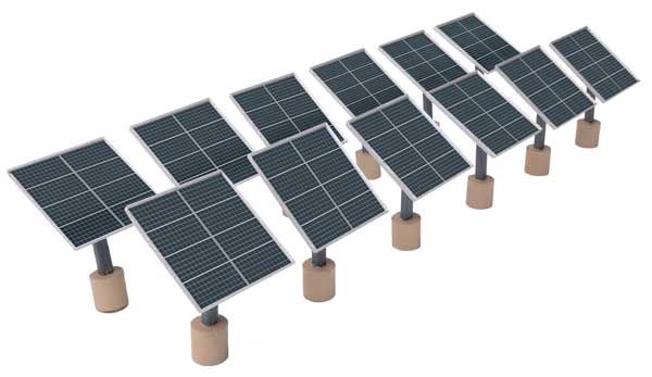 949-4196, Walthers SceneMaster - Rooftop Solar Panels - HO scale