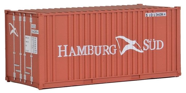 949-8006, Walthers SceneMaster - 20' Corrugated Container with Flat Panel - Assembled - HO scale