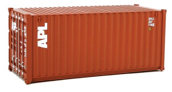949-8061, Walthers SceneMaster - 20' Corrugated Container - Assembled - HO scale