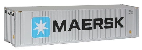 949-8201, Walthers SceneMaster - 40' Hi Cube Corrugated Container w/Flat Roof - Assembled - HO scale
