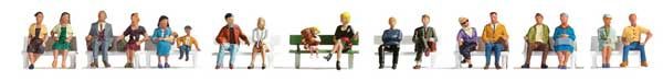 949-6091, Walthers SceneMaster - Sitting People - HO scale