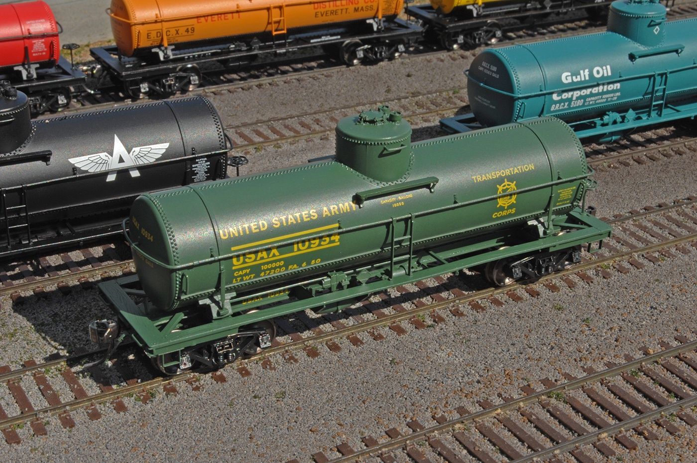 U. S. Army, 10,000 Gallon Tank Car, HO Scale