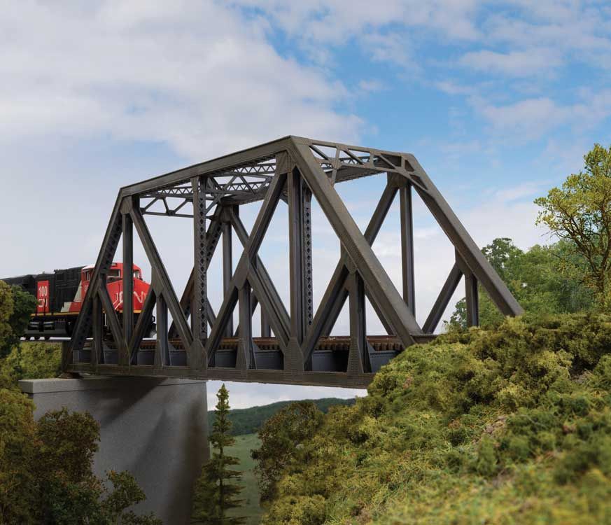 933-4511, Walthers - 97&#39; Subdivided Warren Truss Bridge - Single-Track Kit - HO Scale