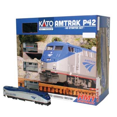KAT303006, Kato USA - Amtrak P42 Superliner Starter Set - Standard DC - HO scale
