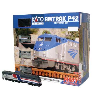 KAT303005, Kato USA - Amtrak P42 Superliner Starter Set - Standard DC - HO scale
