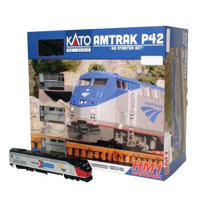 KAT303003, Kato USA - Amtrak P42 Superliner Starter Set - Standard DC - HO scale