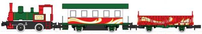 KAT1225, Kato USA - Christmas Train-Only Set - Standard DC - Pocket Line - N scale