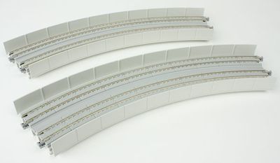 KAT20544, Kato USA - Unitrack CT Double-Track Superelevated Curve - N scale