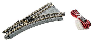 KAT20241, Kato USA - Compact Turnout R150-45 - Unitrack - N scale