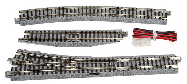 KAT20221, Kato USA - #4 Electric (Remote) Turnout - Unitrack - N scale