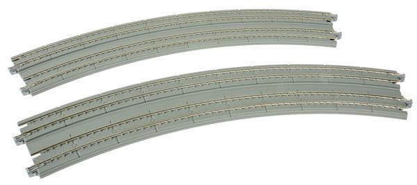 KAT20187, Kato USA - Curved Double Concrete Slab Superelevated Track - Unitrack - N scale