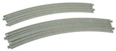 KAT20187, Kato USA - Curved Double Concrete Slab Superelevated Track - Unitrack - N scale