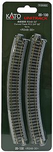KAT20130, Kato USA - Curved Roadbed Track Section - Unitrack - N scale