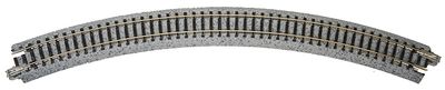 KAT20120, Kato USA - Curved Roadbed Track Section - Unitrack - N scale