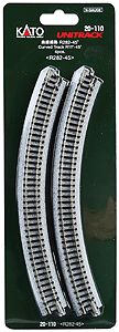 KAT20110, Kato USA - Curved Roadbed Track Section - Unitrack - N scale