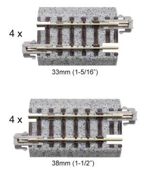 KAT20092, Kato USA - Track Assortment Set B - Unitrack - N scale