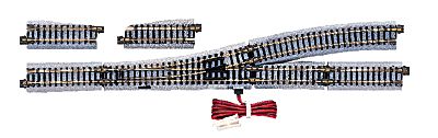 KAT20220, Kato USA - #4 Electric (Remote) Turnout - Unitrack - N scale