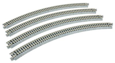 KAT20132, Kato USA - Curved Roadbed Track Section - Unitrack - N scale