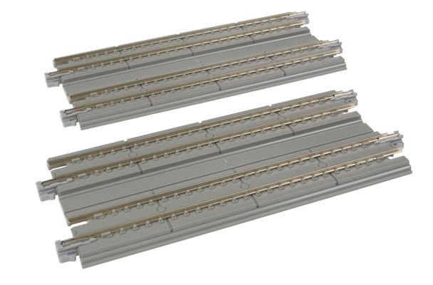 KAT20025, Kato USA - Straight Double Concrete Slab Track - Unitrack - N scale