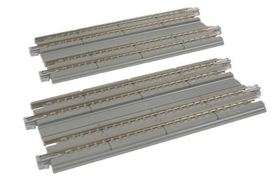 KAT20025, Kato USA - Straight Double Concrete Slab Track - Unitrack - N scale