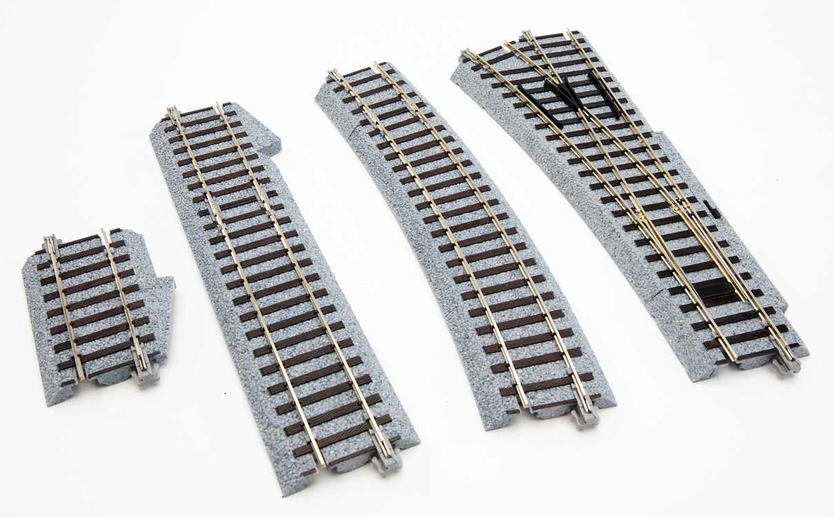 KAT2852, Kato USA - #4 Manual Turnout - Unitrack - HO scale