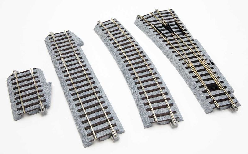 KAT2852, Kato USA - #4 Manual Turnout - Unitrack - HO scale